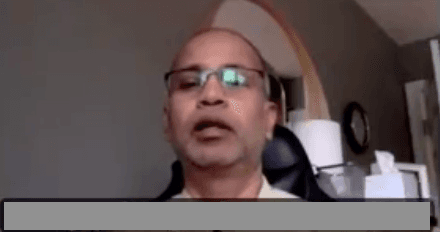 Blurred or virtual background